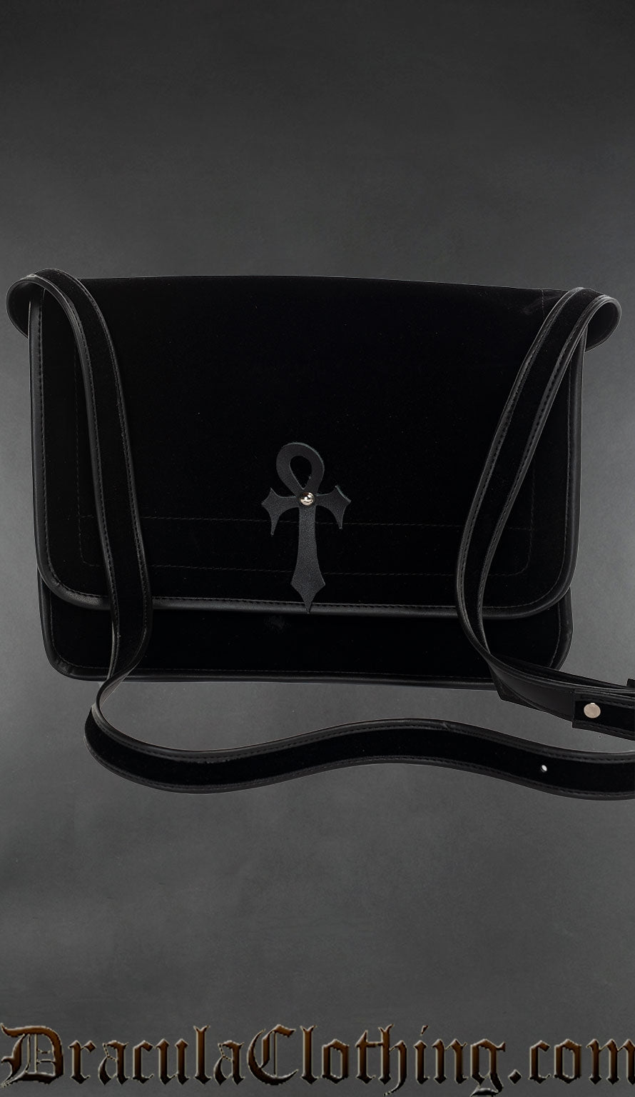Velvet Ankh Shoulder Bag