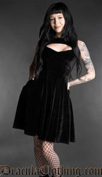 Velvet Cutout Dress