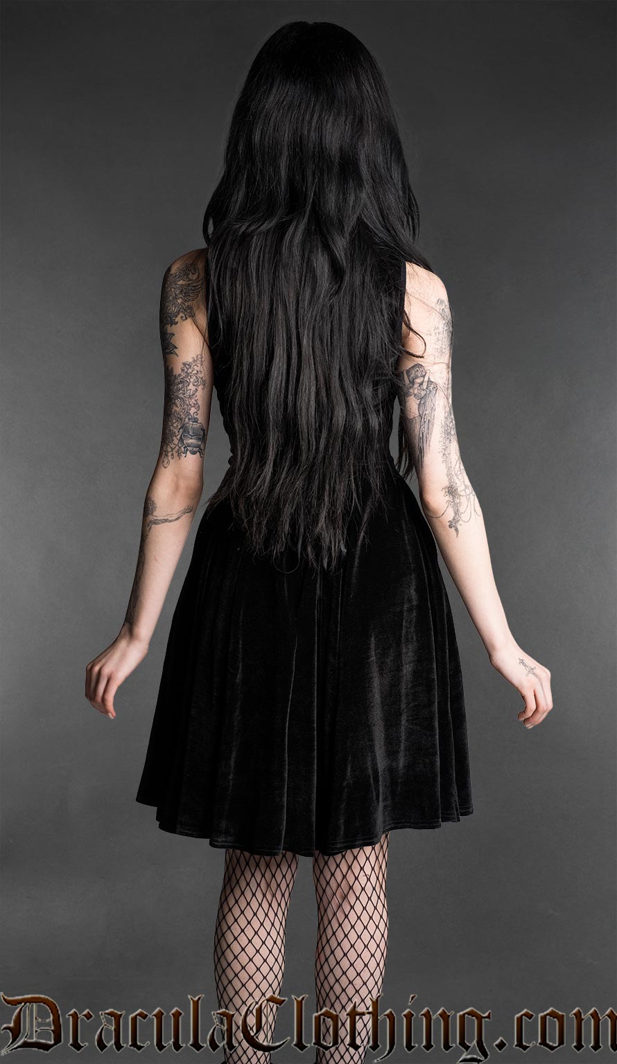 Velvet Cutout Dress
