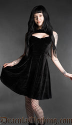 Velvet Cutout Dress
