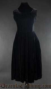 Velvet Princess Collar Dress