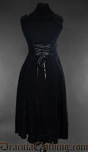 Velvet Princess Collar Dress