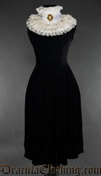 Velvet Princess Collar Dress