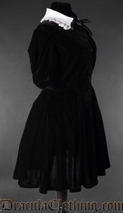 Velvet Short Sleeved Regency Dress