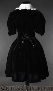 Velvet Short Sleeved Regency Dress