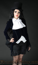 Midnight Blue Velvet Tailcoat