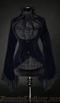 Midnight Blue Velvet Tailcoat