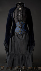 Midnight Blue Velvet Tailcoat
