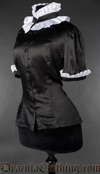 Victorian Gothic Short Sleeved Maid Blouse