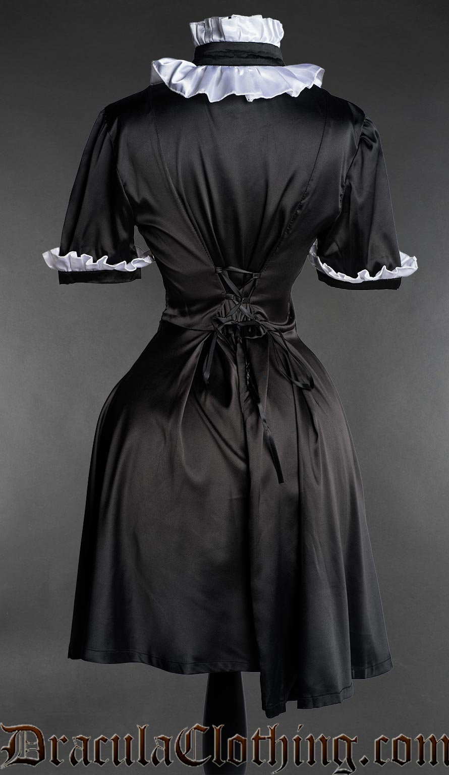 Victorian Gothic Short Sleeved Maid Dress L/XL