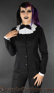 Victorian Ruffle Collar Blouse