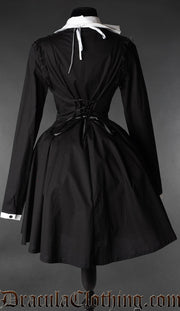 Victorian Ruffle Collar Shirtdress