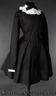 Victorian Ruffle Collar Shirtdress