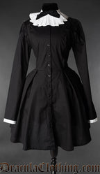 Victorian Ruffle Collar Shirtdress