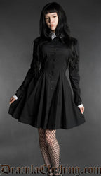 Victorian Ruffle Collar Shirtdress