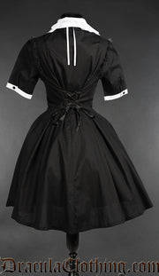 Victorian Ruffle Collar Shirtdress