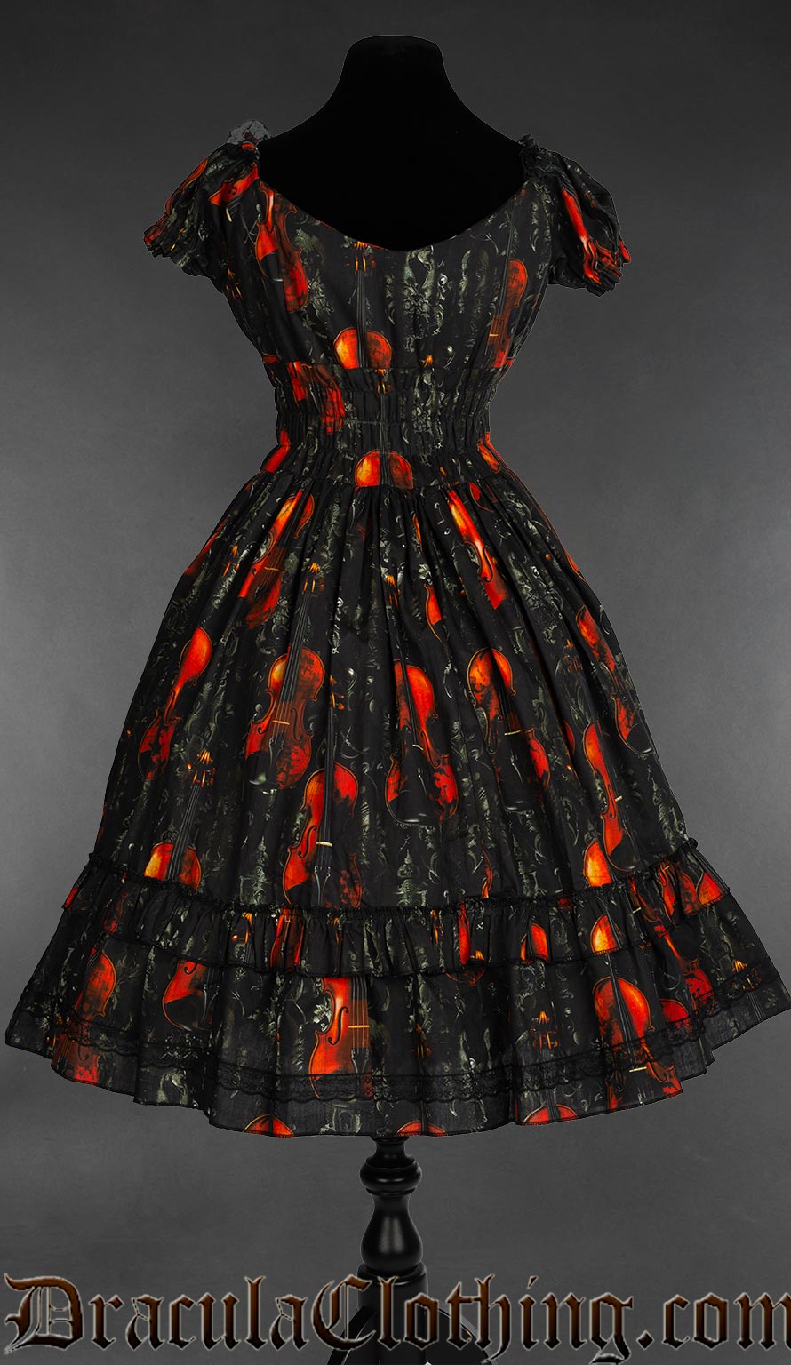 Violins Gothabilly Dress