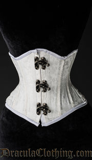 White Brocade Extreme Waist Cincher, size 20