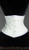 White Brocade Waist Cincher