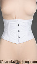 White Cotton Laceless Corset