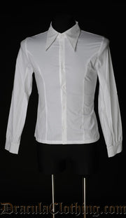 White Cotton Marquis Shirt