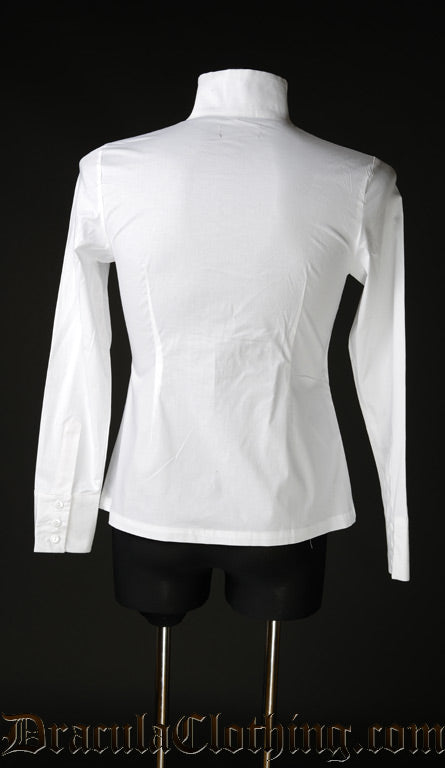 White Cotton Naval Shirt