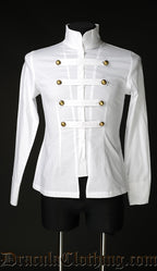 White Cotton Naval Shirt