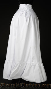 WHITE HIGH WAIST SKIRT