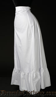 WHITE HIGH WAIST SKIRT