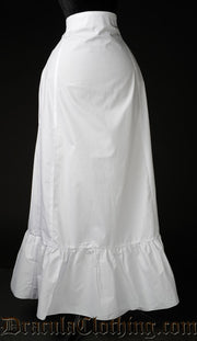 WHITE HIGH WAIST SKIRT