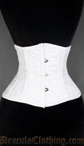 White Lace Double Boned Waist Cincher