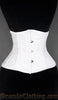 White Lace Double Boned Waist Cincher