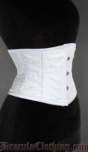 White Lace Waist Cincher