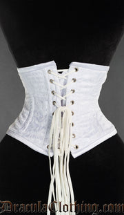 White Lace Waist Cincher