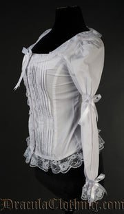 White Romantic Blouse