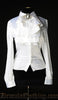 WHITE SATIN MARQUESS BLOUSE