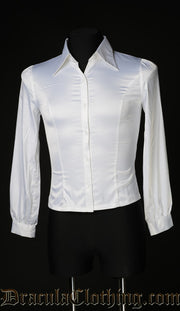 White Satin Marquis Shirt