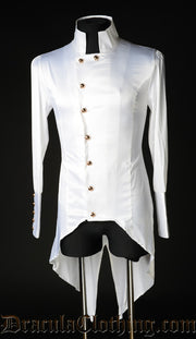 White Satin Regal Shirt