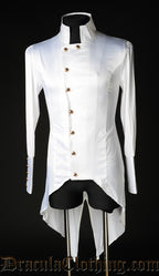 White Satin Regal Shirt