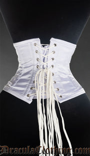 White Satin Waist Cincher