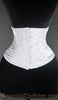 White Satin Waist Cincher