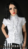 White Short Sleeved Blouse