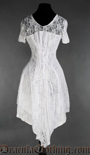 White Sweet Lace Dress