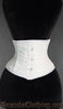 White Velvet Waist Cincher