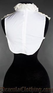 White Victorian Ruffle Collar