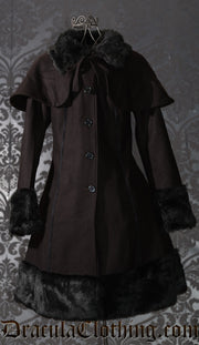 Winter Wool Coat Brown