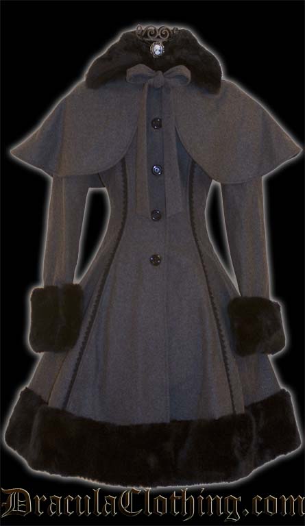 Winter Wool Coat, grey