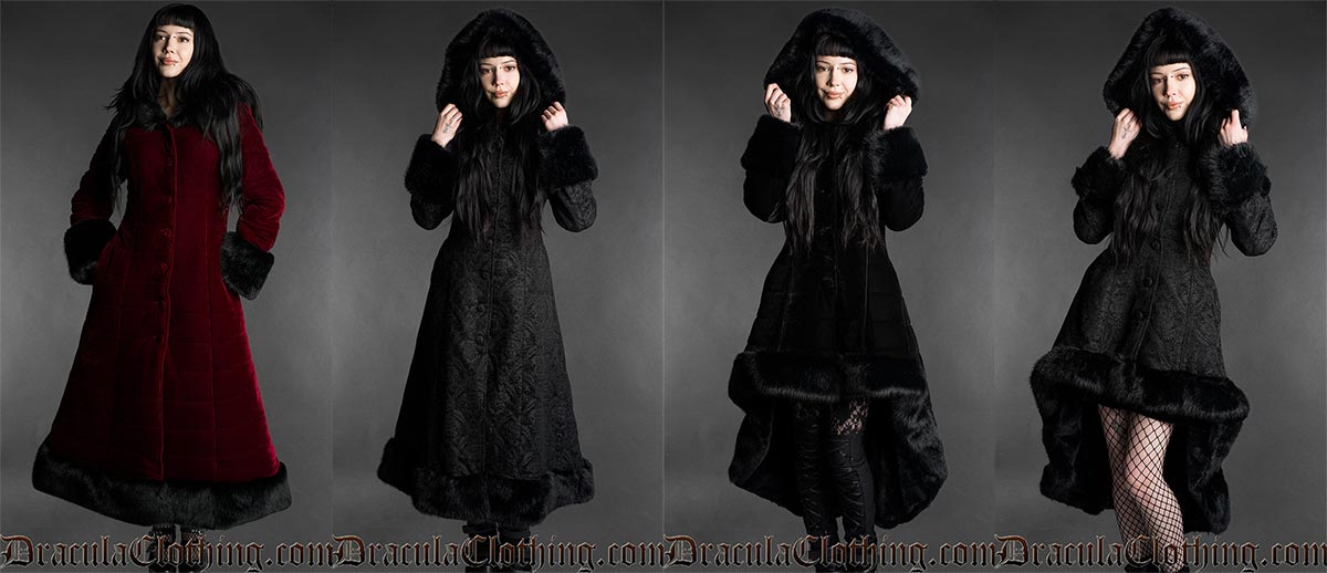 The picture draculaclothing.com shows when its homepage is shared