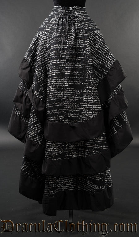 Writing Layer Bustle Skirt