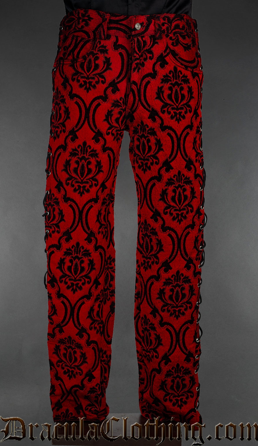 Crimson Laced Pants